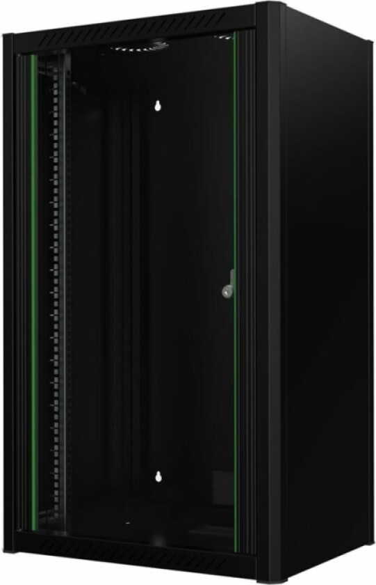 By Logon - Rack Skap - 60 X 45 - Veggmonterbar - Svart, Ral 9005 - 20U - 19"