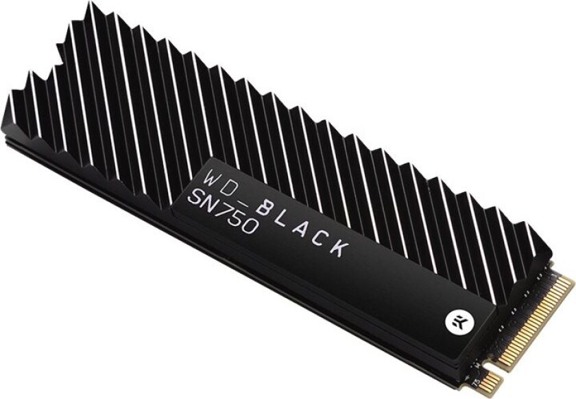 Wd Black Sn750 Nvme Ssd Wdbgmp0020bnc - Ssd - 2 Tb - Intern - M.2 2280 - Pcie 3.0 X4 (Nvme) - Integrert Kjøle