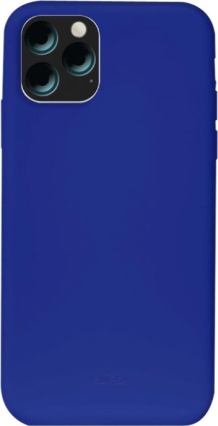 Puro Icon - Baksidedeksel For Mobiltelefon - Silikon - Mørk Blå - For Apple Iphone 11 Pro Max