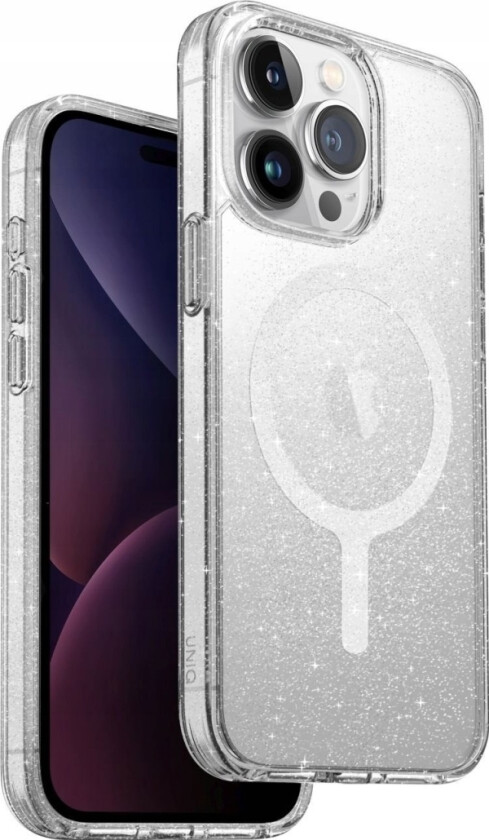 Lifepro Xtreme Iphone 15 Pro 6.1" Deksel Magclick Charging Transparent/Tinsel Lucent