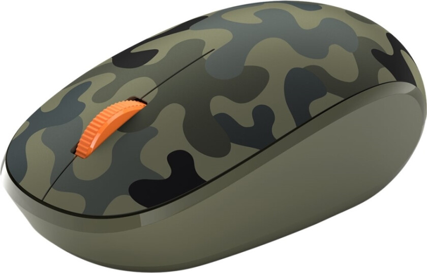 Bluetooth Mouse - Mus - Optisk - 3 Knapper - Trådløs - Bluetooth 5.0 Le - Skogkamuflasje