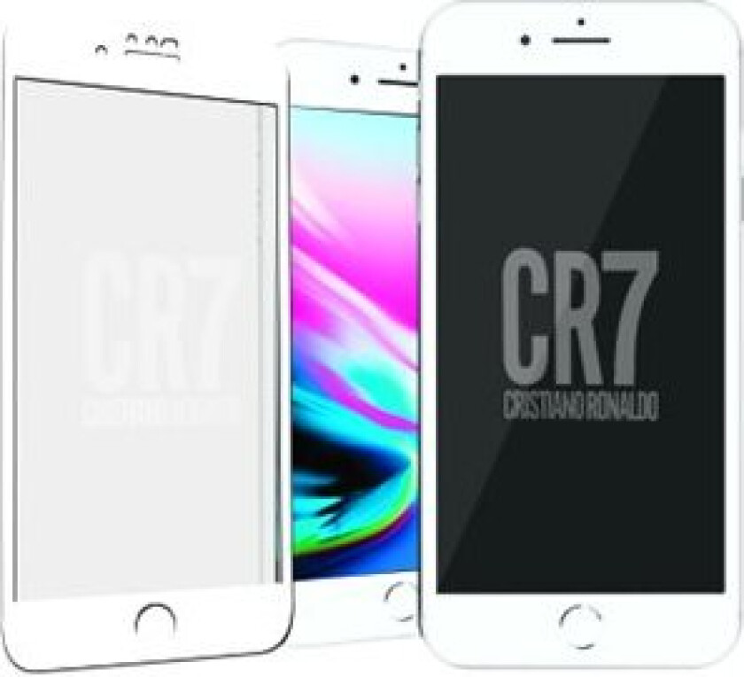 Panzerglass Case Friendly - Cr7 Cristiano Ronaldo - Skjermbeskyttelse For Mobiltelefon - Glass - Rammefarge Svart - For Apple Iphone 6, 7, 8