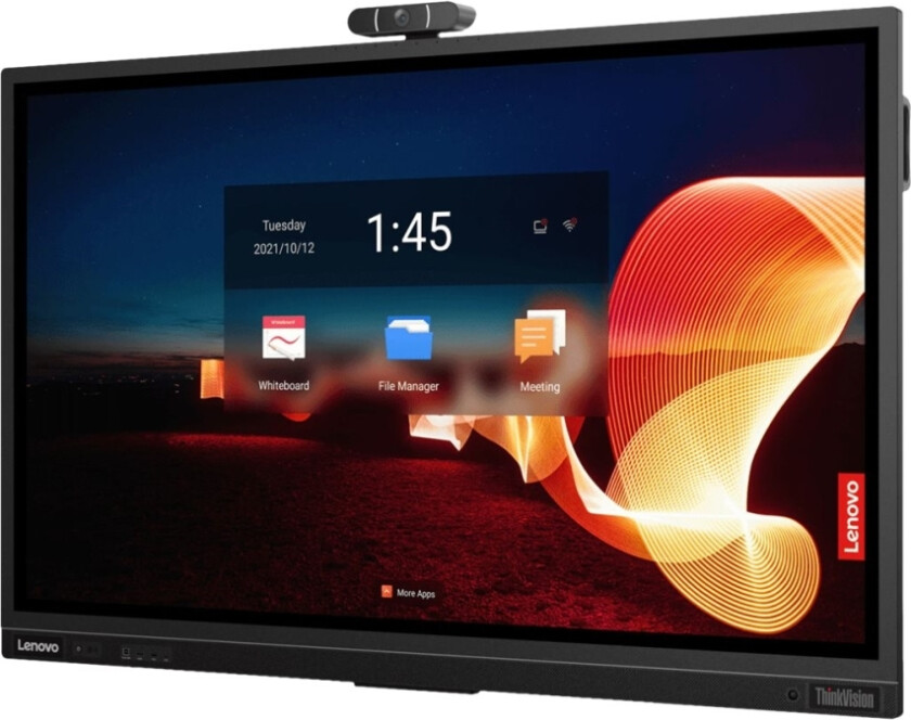 Thinkvision T75 - 75" Diagonalklasse Led-Bakgrunnsbelyst Lcd-Skjerm - Interaktiv - Med Berøringsskjerm (Multiberøring) / 8-Mikrofonsoppstillin