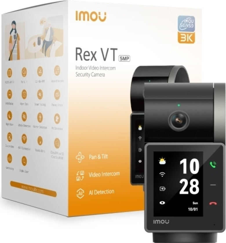 Imou Rex - Nettverksovervåkingskamera - Farge (Dag Og Natt) - Lyd