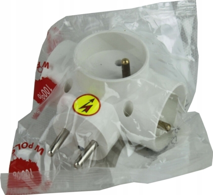 Pluggdeler 3X2p + Z/Sikring Overspenningsvern/Hvit R-31-Z