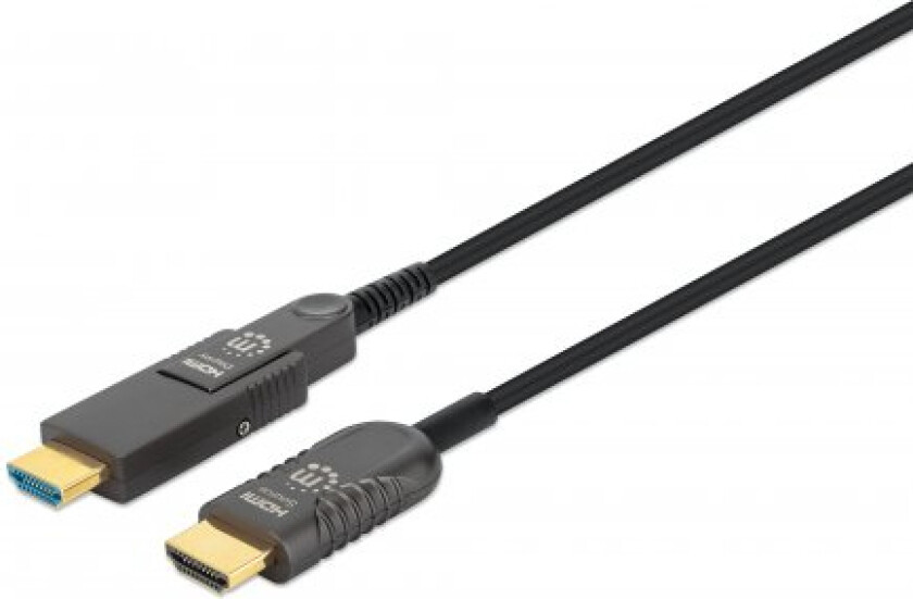 Bilde av Active Optical High Speed Hdmi Fiberoptisk Kabel Med Avtakbar Kontakt 4K@60Hz Uhd, Hdmi Hann Til Micro Hdmi Hann (Type D) Og Avtakbar Hdmi