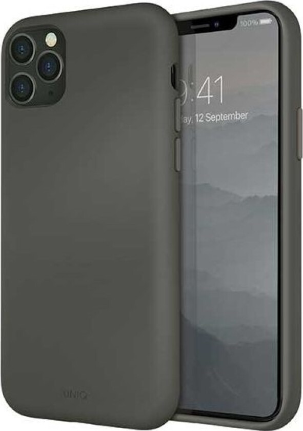 Lino Hue Iphone 11 Pro Max-Deksel Grå/Mosegrå