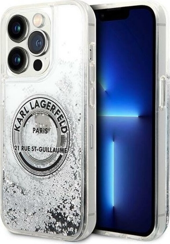 Klhcp14xlcrsgrs Iphone 14 Pro Max 6,7" Sølv/Sølv Hardcase Liquid Glitter Rsg