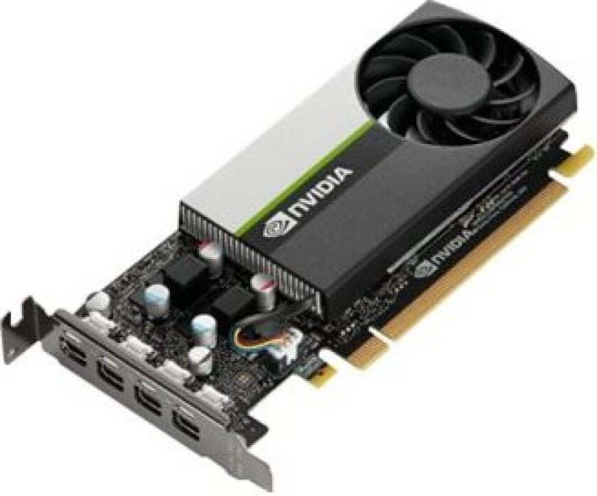 Nvidia T1000 - Grafikkort - T1000 - 4 Gb Gddr6 - Pcie 3.0 X16 Lavprofil - 4 X Mini Displayport