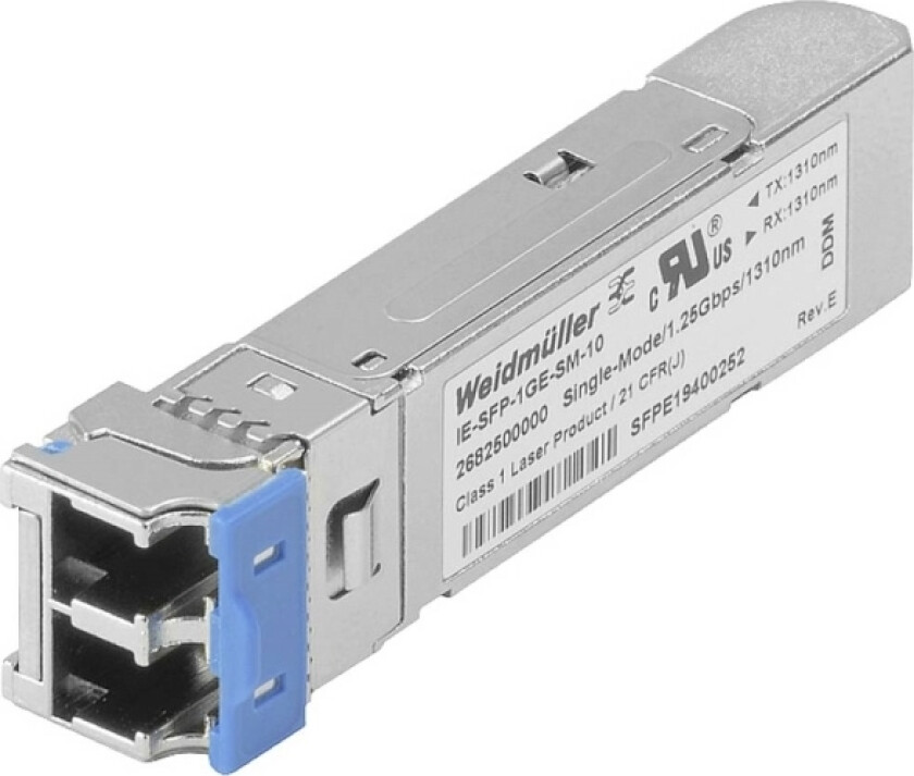 Weidmüller Ie-Sfp-10Ge-Sm-20 Sfp+ Transceivermodul 10 Gbit/S 20 Km Modul Type Lc
