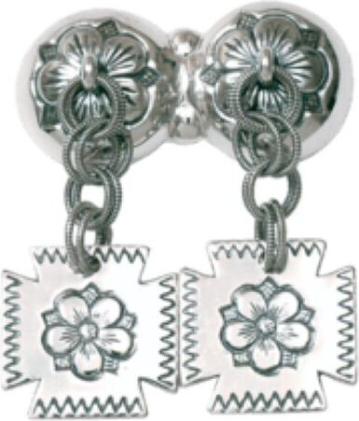 Halssølje Olavsrosen i 830 oksidert sølv