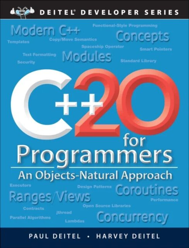 C++20 for Programmers av Paul Deitel, Harvey Deitel