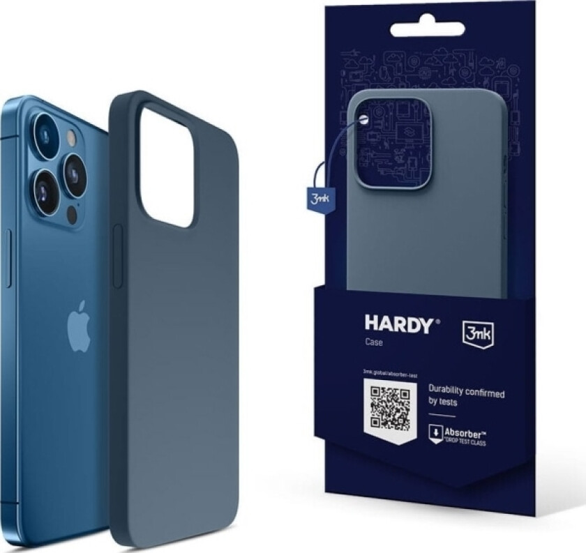 Deksel 3Mk Hardy Deksel Iphone 15 Pro 6,1" Blå/Kongeblå Magsafe