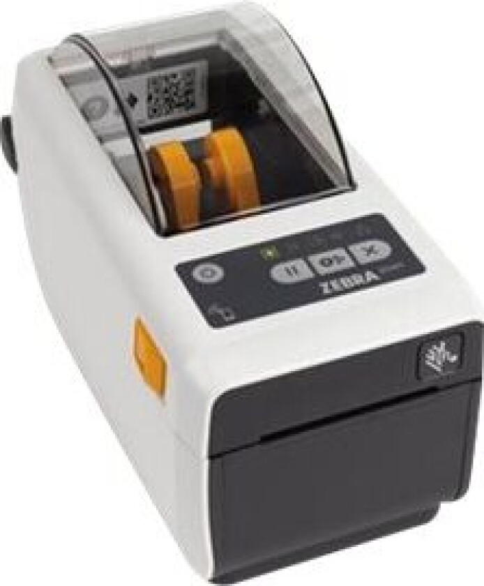 Zebra Zd411d-Hc - Etikettskriver - Direktetermisk - Rull (5,7 Cm) - 300 Dpi - Inntil 102 Mm/Sek - Usb 2.0, Lan, Usb-Vert, Bluetooth 4.1
