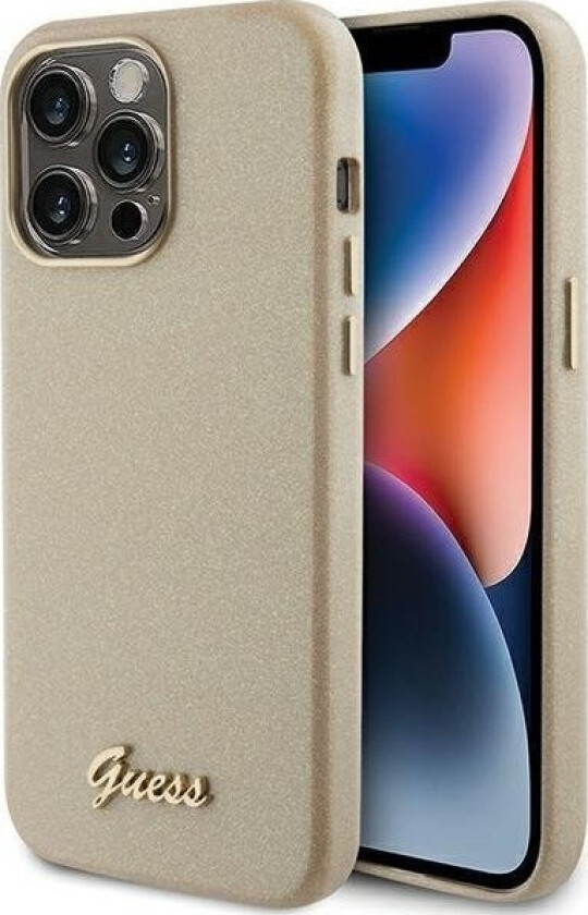 Guhcp15lpgmcsd Iphone 15 Pro 6.1" Zoty/Light Gold Hardcase Glitter Glossy Script