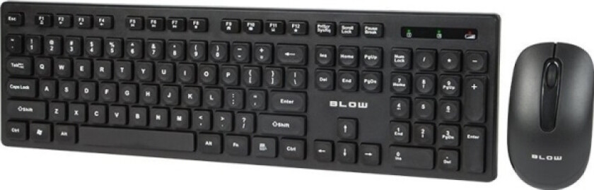 Tastatur + Mus Blow 85-468# Tastatur + Trådløs Mus 2,4Ghz Blow Km-4