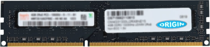 Origin Storage - Ddr3 - Modul - 4 Gb - Dimm 240-Pin - 1600 Mhz / Pc3-12800 - 1.5 V - Ikke-Bufret - Ikke-Ecc