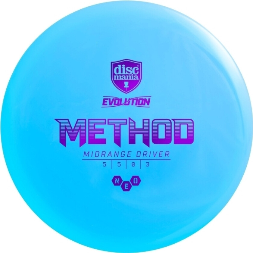 Diskgolf Discmania Mellomtonedriver Neo Method Evolution Pink 5/5/0/3