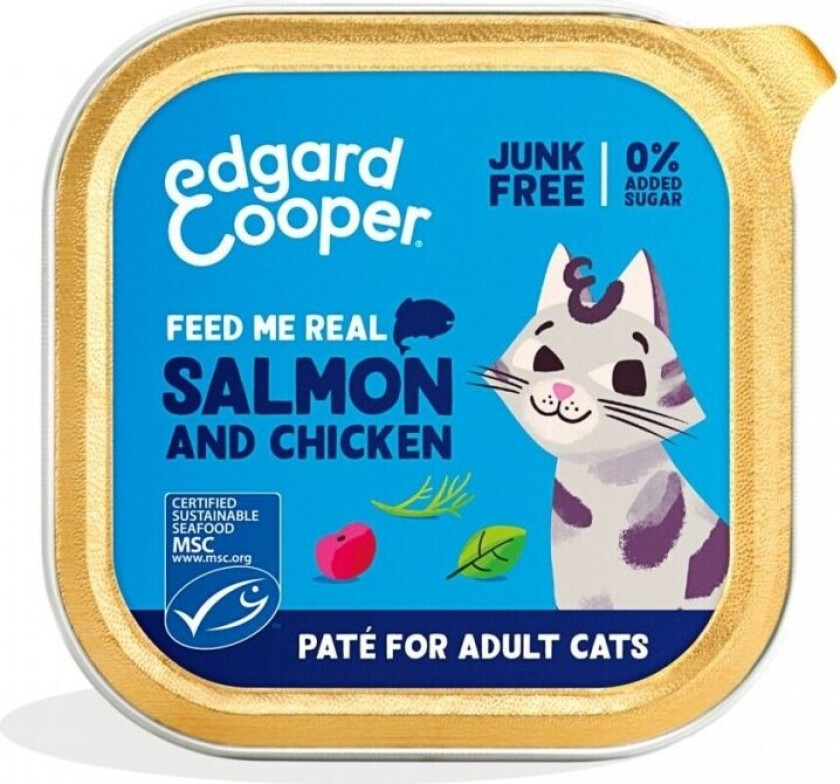 Edgard&Cooper Cat Salmon & Chicken 85 g