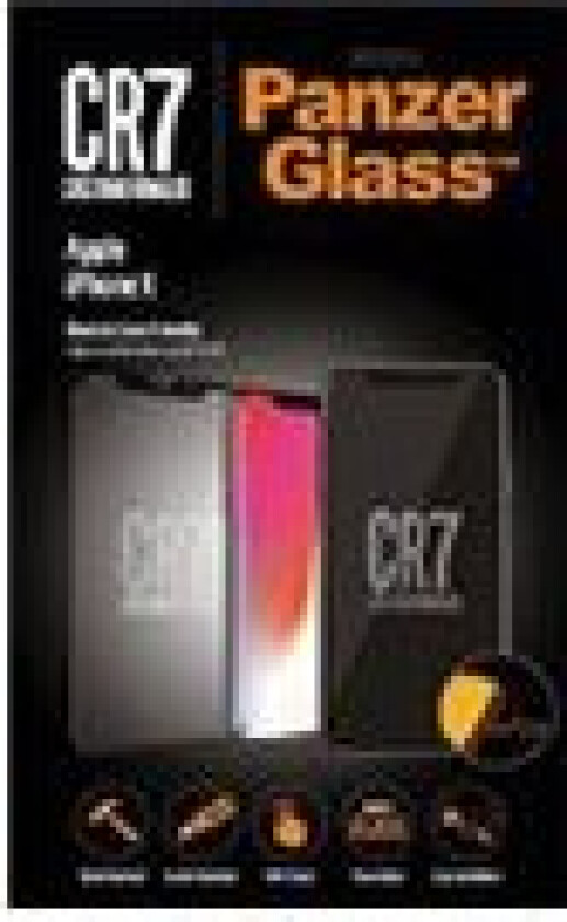 Panzerglass Case Friendly - Cr7 Cristiano Ronaldo - Skjermbeskyttelse For Mobiltelefon - Krystallklar - For Apple Iphone X, Xs