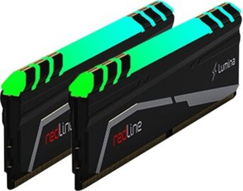 Mushkin Redline Lumina - Ddr4 - Sett - 16 Gb: 2 X 8 Gb - Dimm 288-Pin - 2666 Mhz / Pc4-21300 - Cl16 - 1.2 V - Ikke-Bufret - Ikke-Ecc