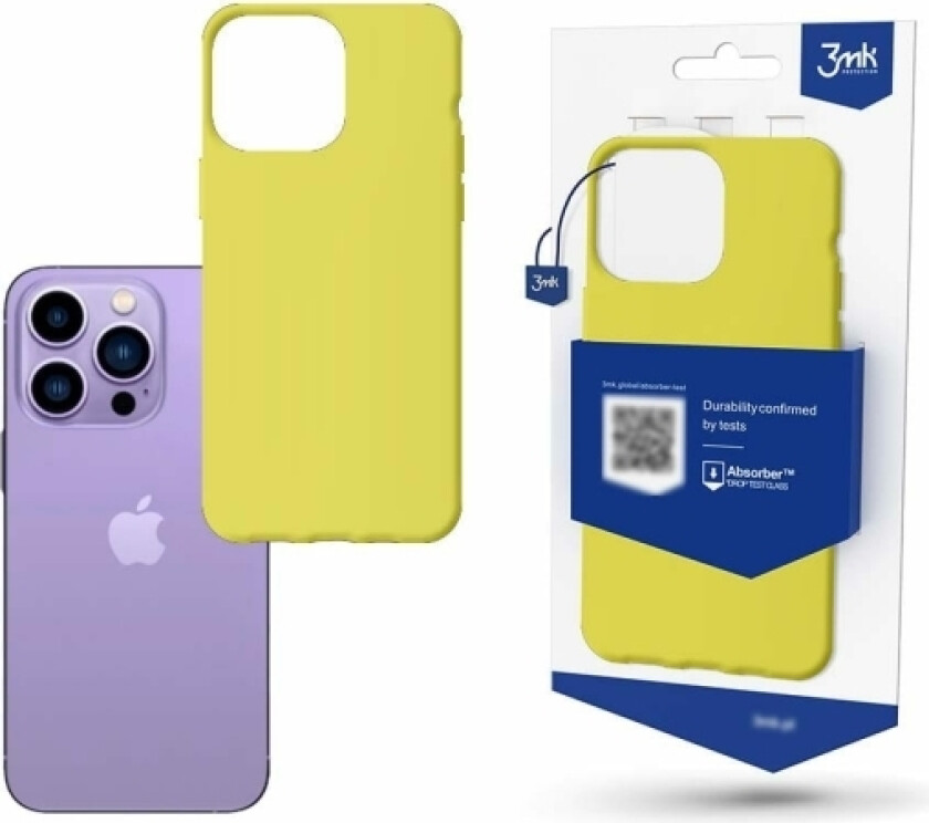 Iphone 14 Pro-Deksel Fra 3Mk Matt Case-Serien - Lime