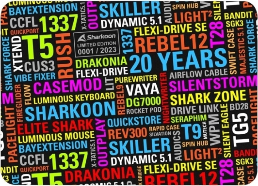 20 Years Mouse Mat, Flerfarget, Bilde, Gummi, Tekstil, Antiskliunderlag, Musematte Til Gaming