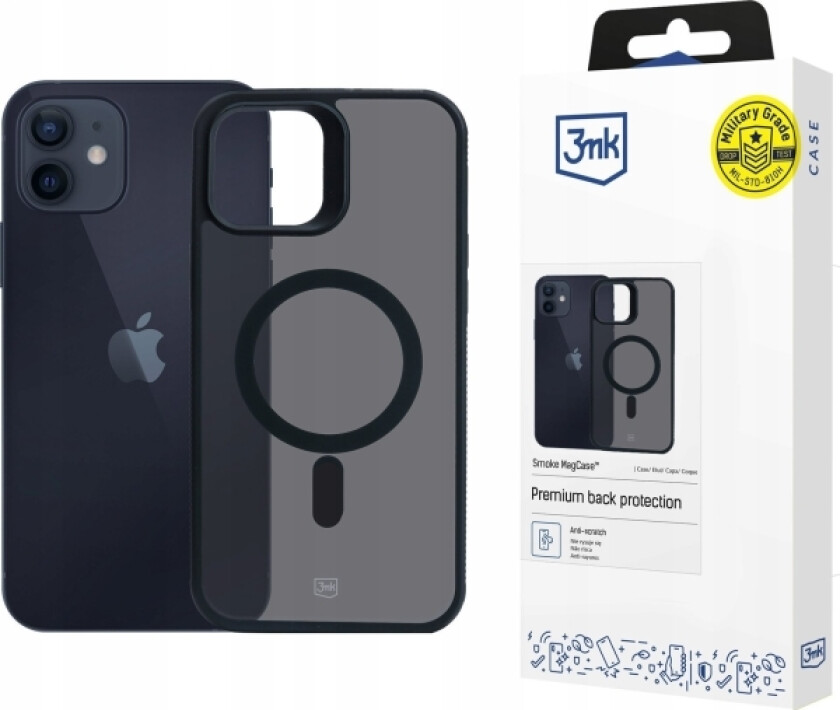 3Mk 3Mk Beskyttelsesdeksel Smoke Magcase For Iphone 12/12 Pro