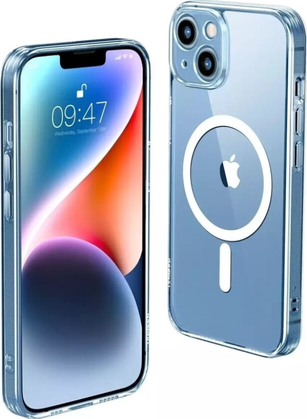 Lp642 Classy Clear Magnetic Protective Case Magnetic Gel Case For Iphone 14 Plus Clear (Magsafe-Kompatibel) (90935)