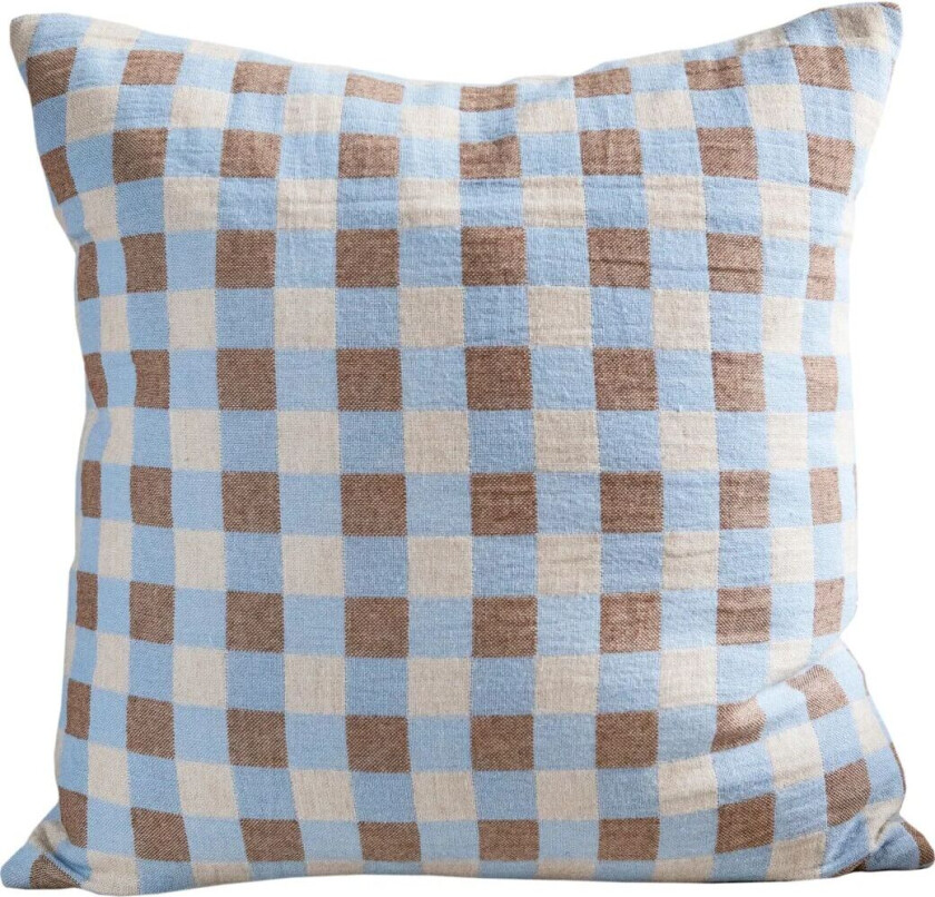 Poppy putetrekk 50 x 50 cm Blå