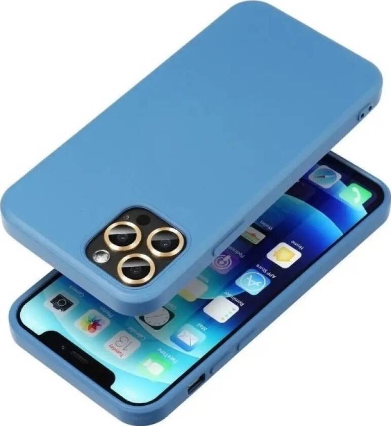 Forcell Forcell Silicone Lite-Deksel Til Samsung Galaxy S21 Fe Blå