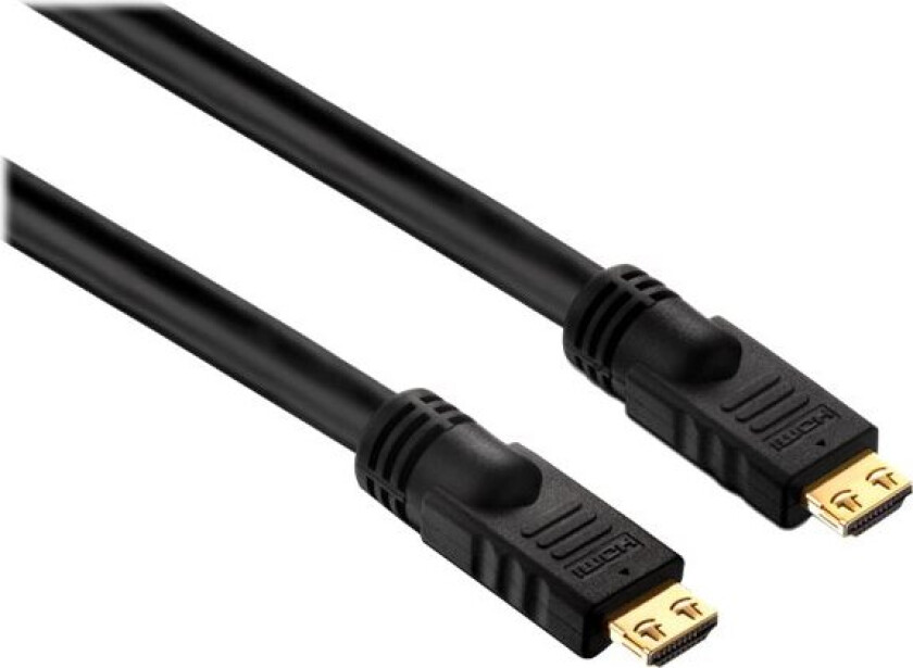 Bilde av Pureinstall Pi1000 Standard Speed Cablel With Ethernet Channel - Hdmi-Kabel Med Ethernet - Hdmi Hann Til Hdmi Hann - 20 M - Trippel Beskytte