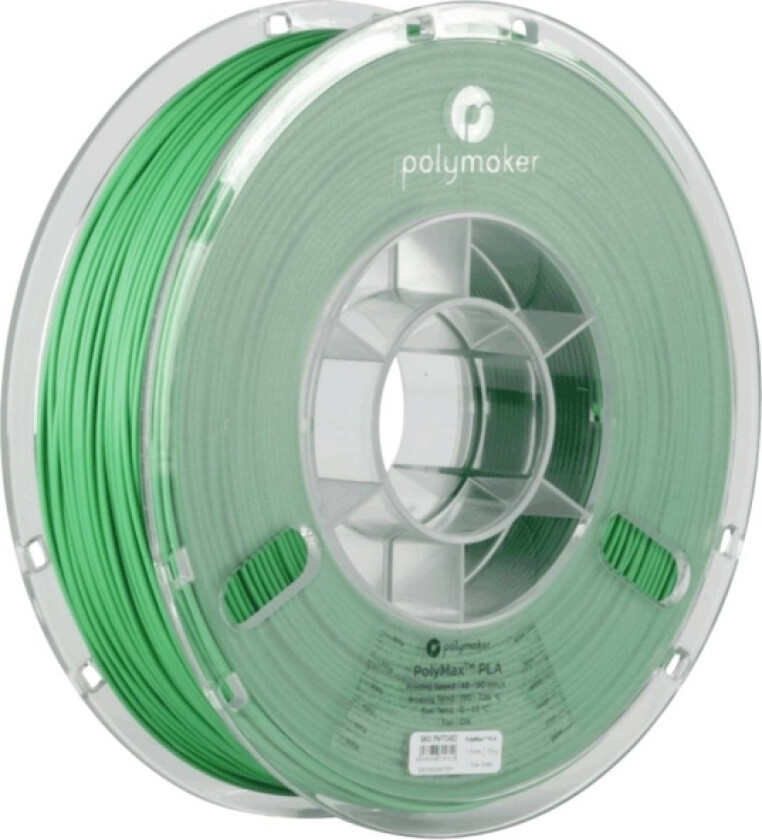 Polymaker Pa06016 Polymax Tough Filament Tough Pla Høj Grad Af Stivhed, Høj Grad Af Trækstyrke, Slagfast 2.85 Mm 750 G Grøn 1 Stk