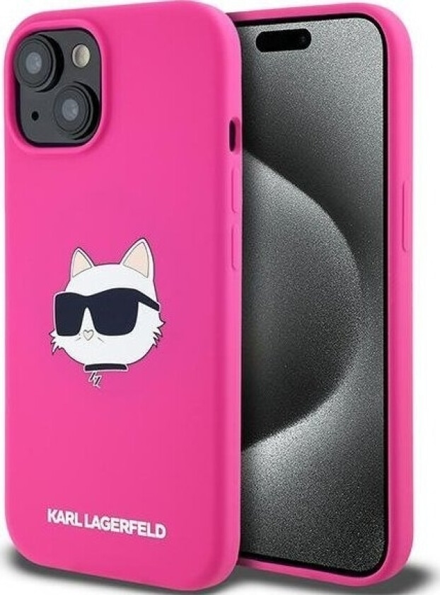 Klhmp15mschpplf Iphone 15 Plus / 14 Plus 6,7" Hardcase Silikon Choupette Head Magsafe
