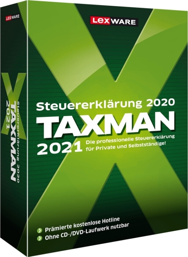 Taxman 2021 Für Rentner & Pensionäre - Abonnementslisens - 1 Bruker - Nedlasting - Esd - Win - Tysk