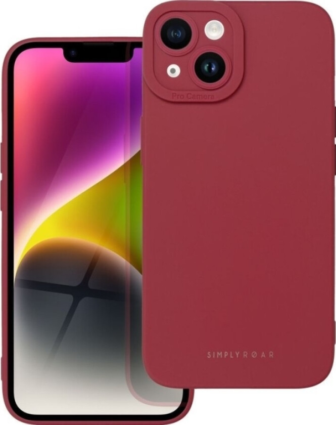 Roar Roar Luna Deksel - Til Iphone 14 Rød