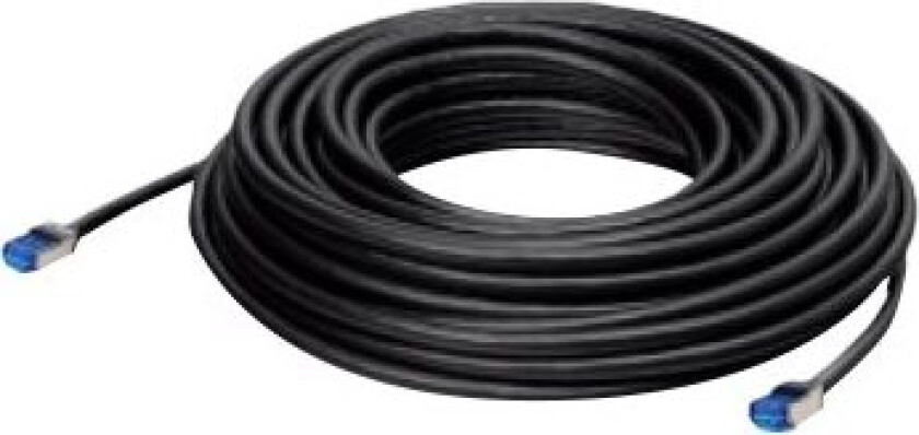 Lancom - Nettverkskabel - Rj-45 (Hann) Til Rj-45 (Hann) - 30 M - 6.5 Mm - S/Ftp - Cat 6A - Utendørs - Svart