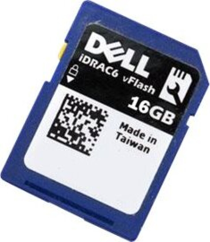 Vflash - Flashminnekort - 16 Gb - Sdhc - For Poweredge Fc430, Fc630, Fc830, M630, M820, M830, R820, T130, T320, T330, T420, T430, T630