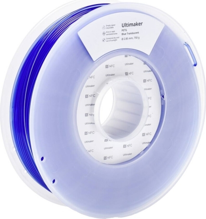 227335 Filament Petg Kemisk Bestandig, Varmebestandig 2.85 Mm 750 G Blå (Translucent) 1 Stk
