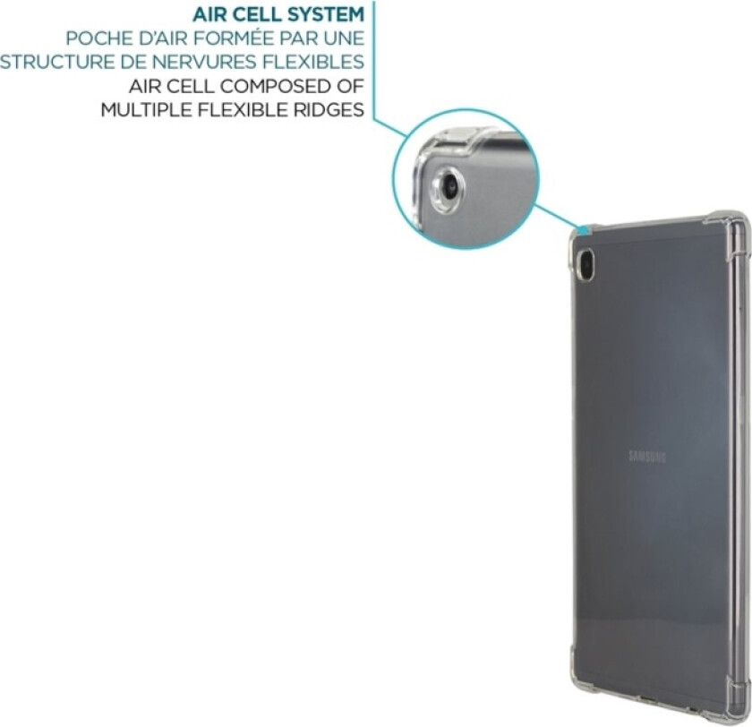Mobilis R-Series - Baksidedeksel For Nettbrett - Med Forsterkede Hjørner - Gjennomsiktig - For Samsung Galaxy Tab A7 Lite