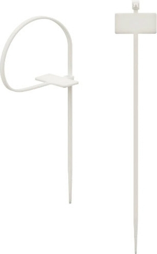 Buntebånd Med Merkefelt, 98 Mm, Natur, 25 Stk (00221003)