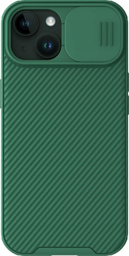 Nillkin Camshield Pro Magnetisk Deksel Til Iphone 15 Med Kamerabeskytter - Grønn