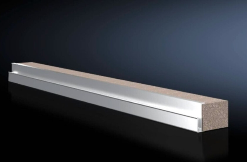 Vx 8618.802, Kabelkanal, Grå, Aluminium, Ip55, 1000 Mm, 4 Stykker