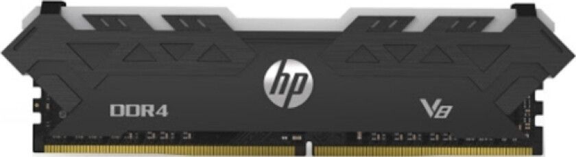 Hp V8 - Ddr4 - Modul - 8 Gb - Dimm 288-Pin - 3600 Mhz / Pc4-28800 - Cl18 - 1.35 V - Ikke-Bufret - Ikke-Ecc