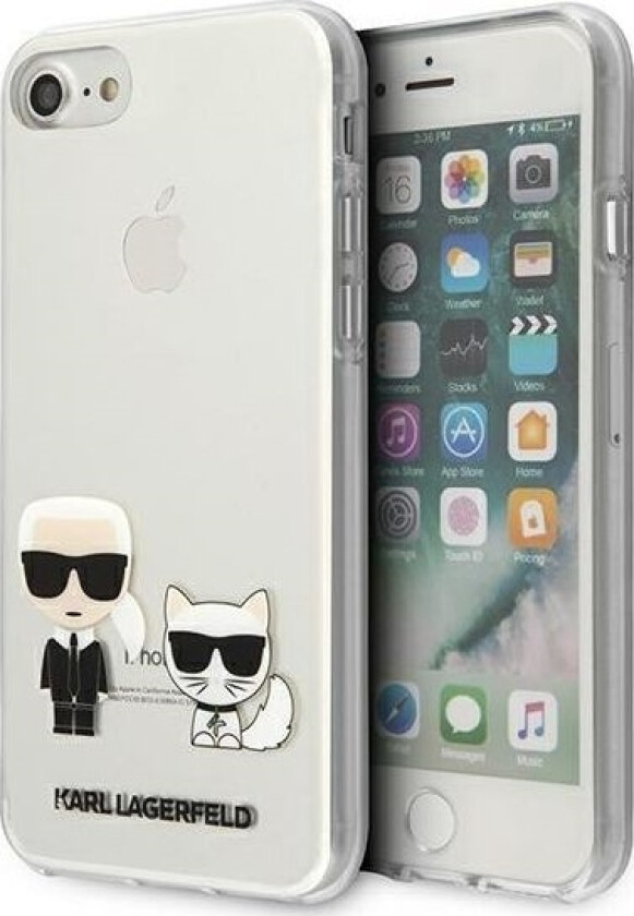 Klhci8cktr Iphone 7/8/Se 2020 / Se 2022 Hard Case Clear Karl &Amp Choupette