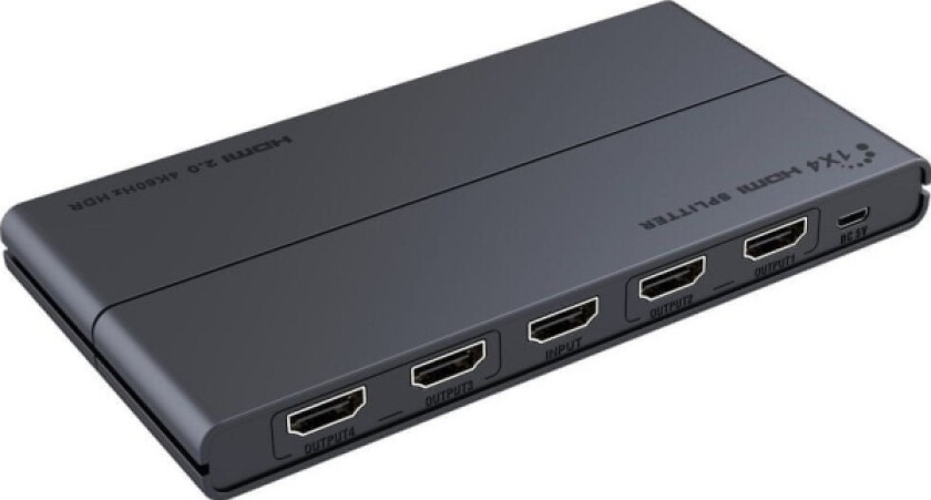Premiumcord Premiumcord Hdmi 2.0 Splitter 1-4 Porter, 4K X 2K/60Hz, Full Hd, 3D, Hdr-Støtte