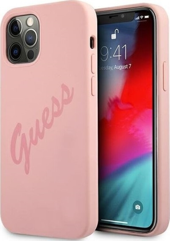 -Deksel Guhcp12llsvspi Apple Iphone 12 Pro Max Rosa/Rosa Hardcase Script Vintage