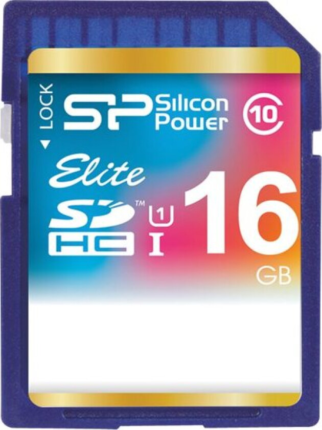 Elite - Flashminnekort - 16 Gb - Class 10 - Sdhc Uhs-I