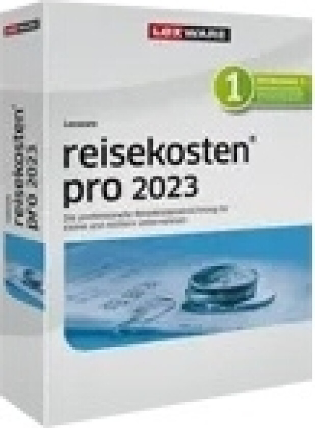 Reisekosten Pro 2024, Regnskap, 1 Lisenser, Tysk, 1 År, Windows 11 Enterprise X64, Windows 10, Windows 11 Home, Windows 10 Education, Windows