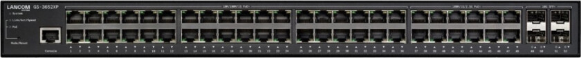 Lancom Gs-3652Xp - Switch - L3 - Styrt - 36 X 10/100/1000 (Poe+) + 12 X 100/1000/2.5G (Poe+) + 4 X 10 Gigabit Sfp+ - Rackmonterbar - Poe+ (740 W)